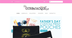 Desktop Screenshot of ginjacqie.com